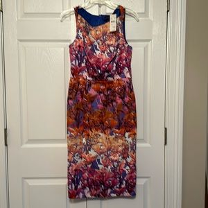 New with tags, BLACK HALO sheath dress floral print size 6.